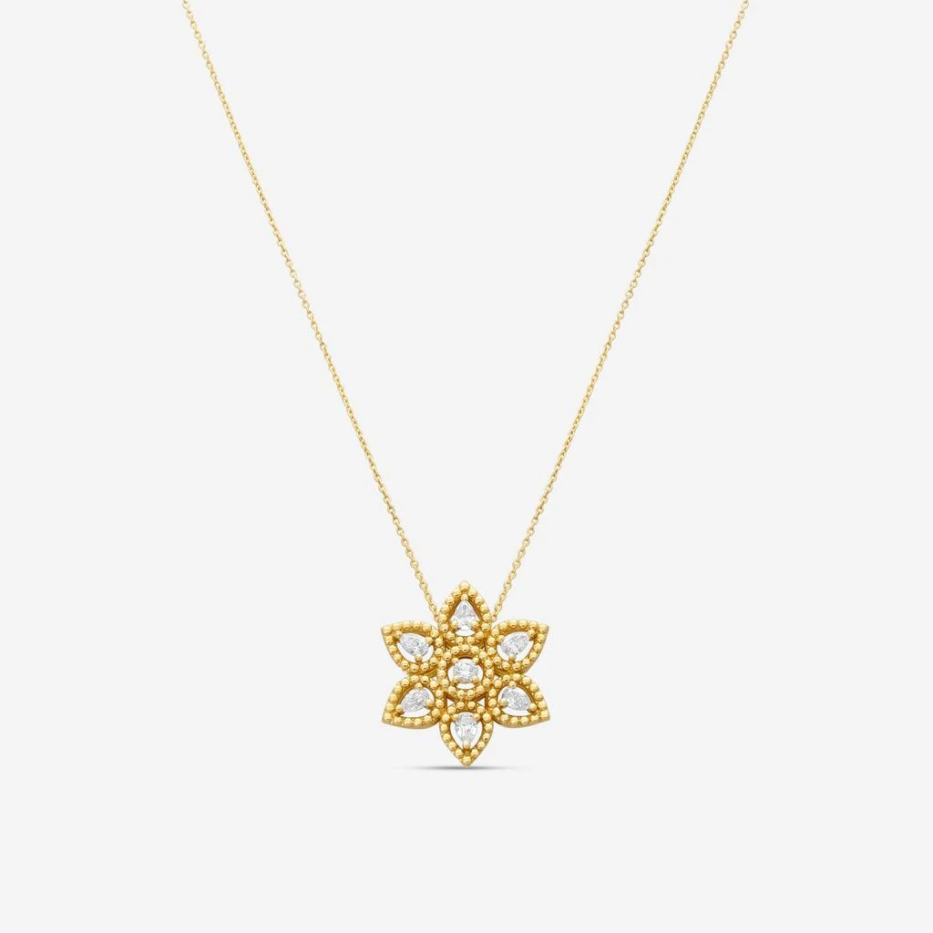 Roberto Coin Roberto Coin Dolcetto 18K Yellow Gold Diamond Star Pendant Necklace 111493AYCHX0
