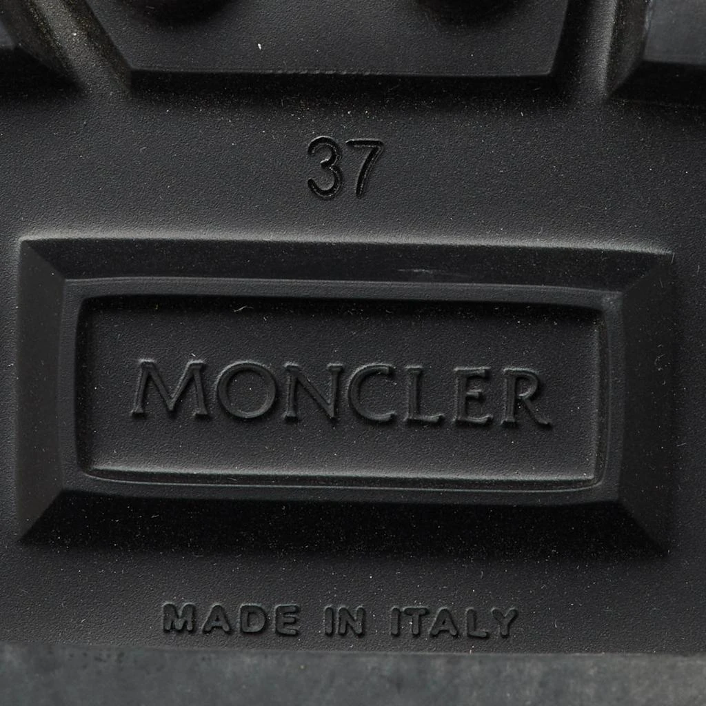 Moncler Moncler Black Rubber Kickstream High Rain Boots Size 37 8