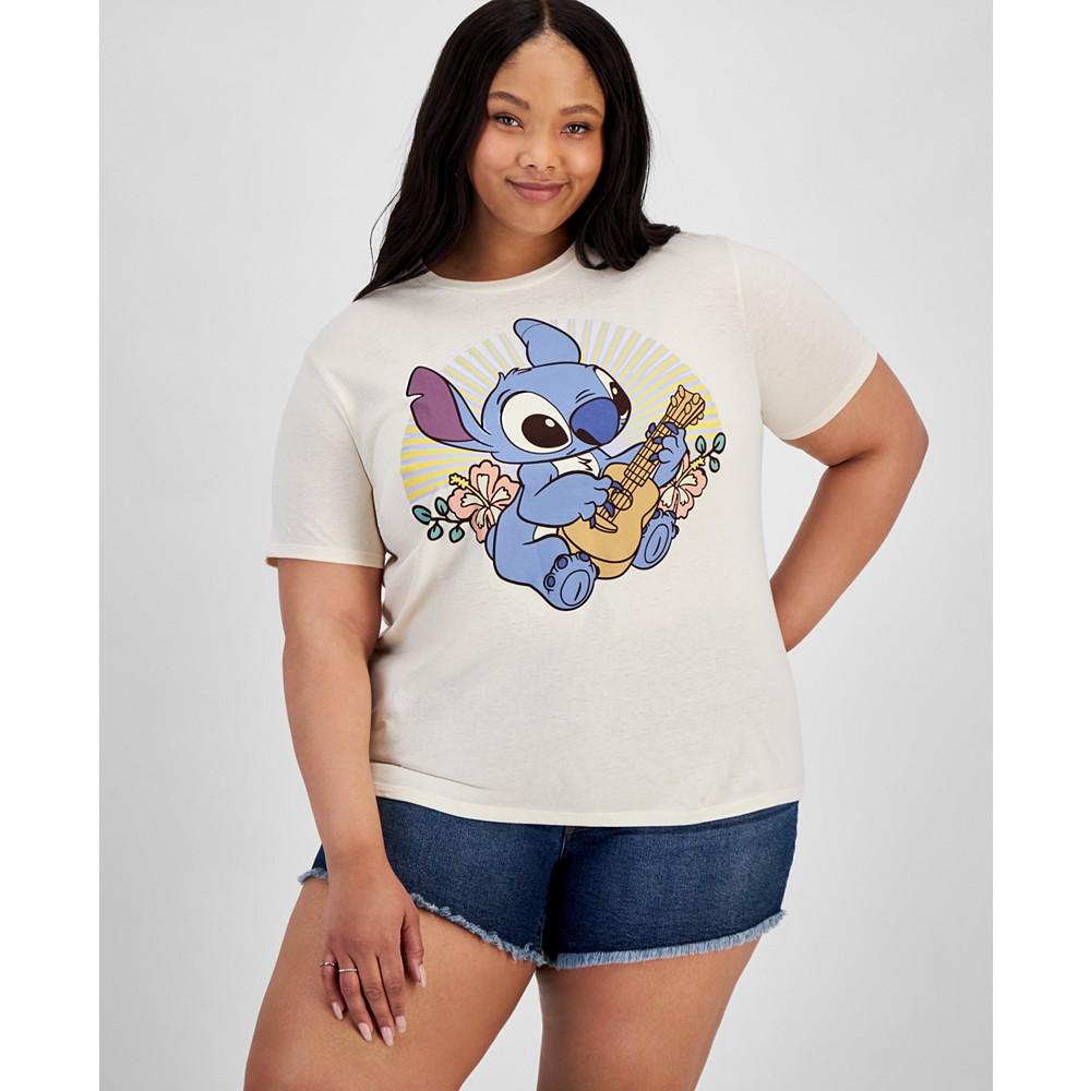 Disney Trendy Plus Size Ohana Stitch Graphic T-Shirt