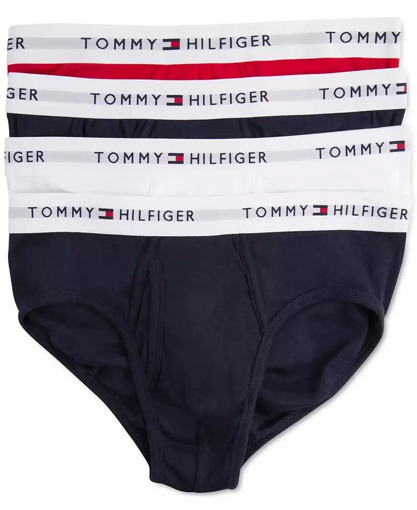 Tommy Hilfiger Men's 4-Pack Classic Cotton Moisture-Wicking Briefs 1