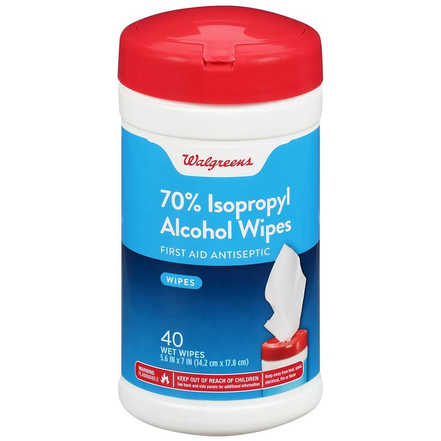 Walgreens 70% Isopropyl Alcohol Wipes 1