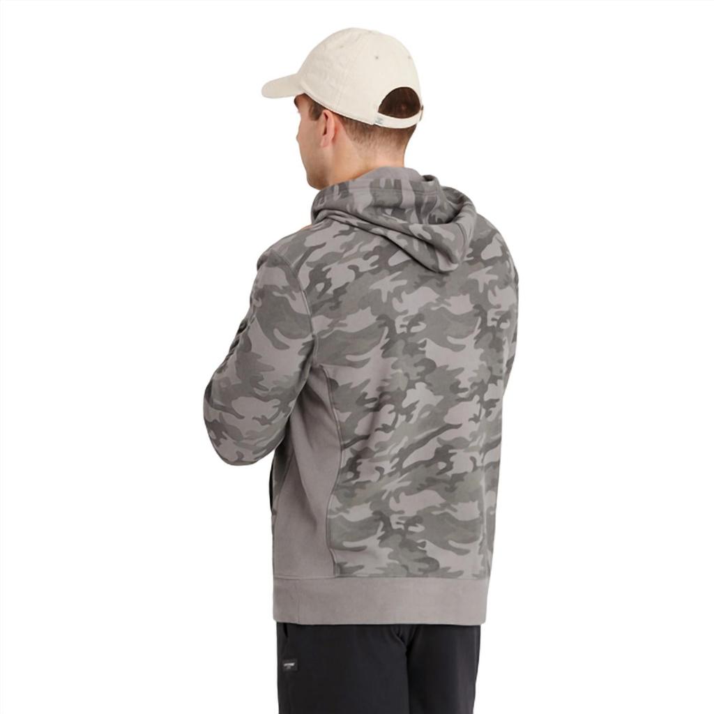 Life is Good Simply True Positive Ballyard Hoodie In Gray Camo