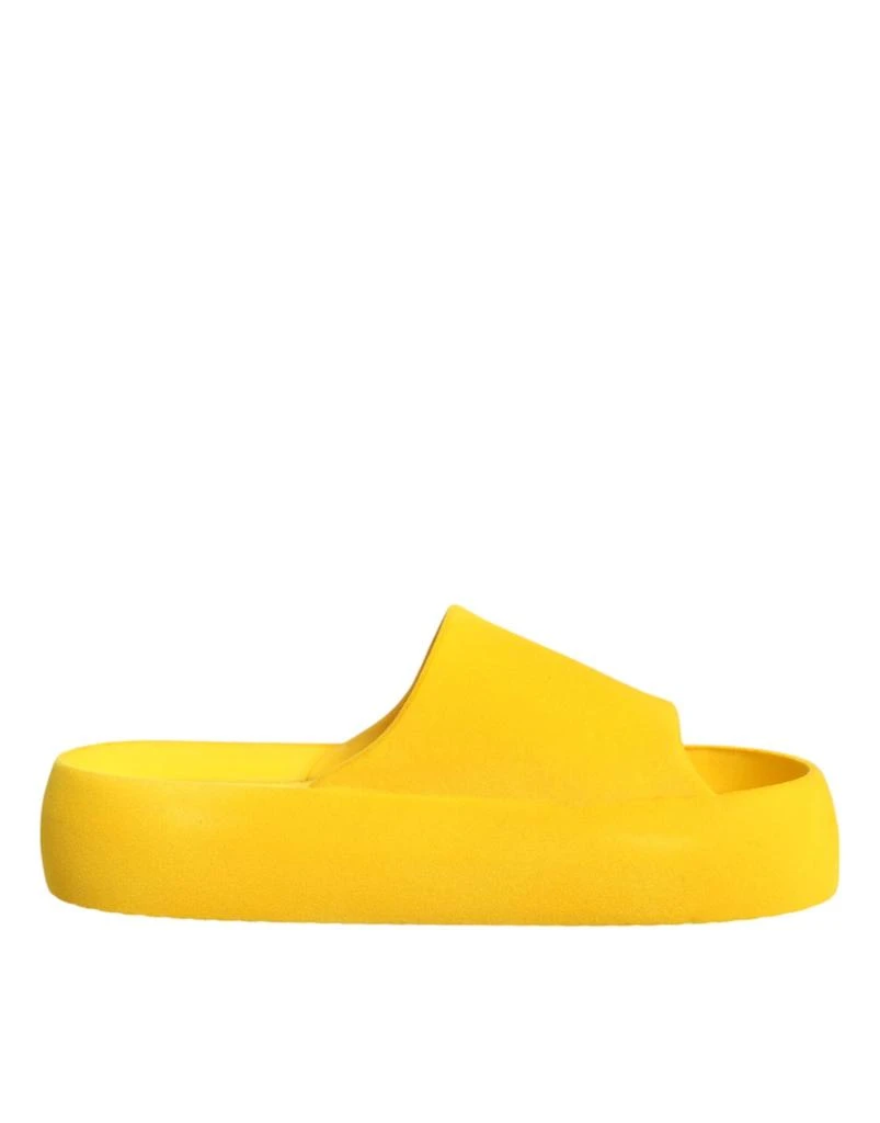 Dolce & Gabbana Rubber Slides Sandals Beachwear Women's Shoes (Pre-Owned) 1
