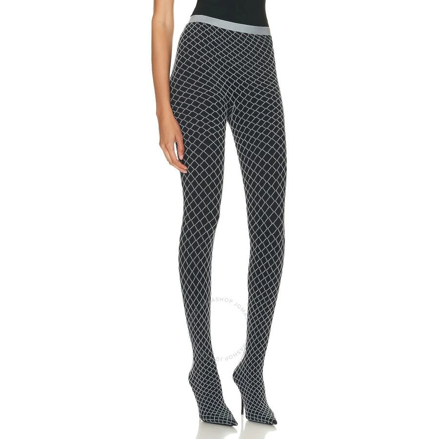 Balenciaga Knife Fishnet Pantaleggings Boots 2