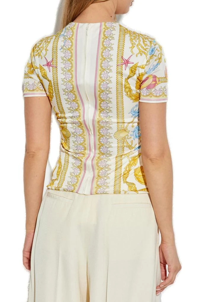 Versace Versace Safety Pin Detailed Crewneck Top 3