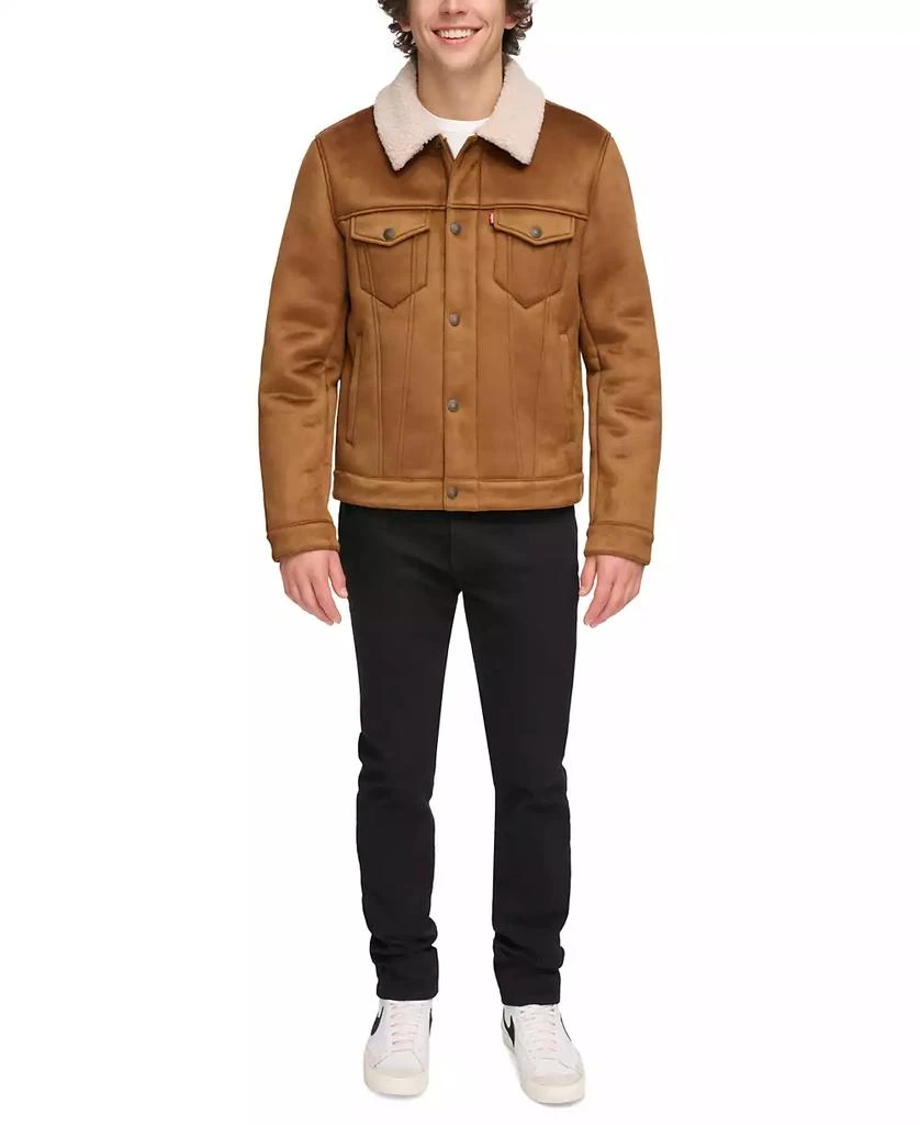Levi's Men's Relaxed-Fit Faux-Shearling Trucker Jacket 6