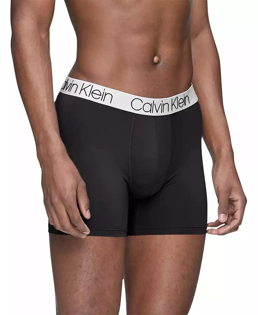Calvin Klein Men's 3-Pack Chromatic Microfiber Boxer Brief Underwear 4