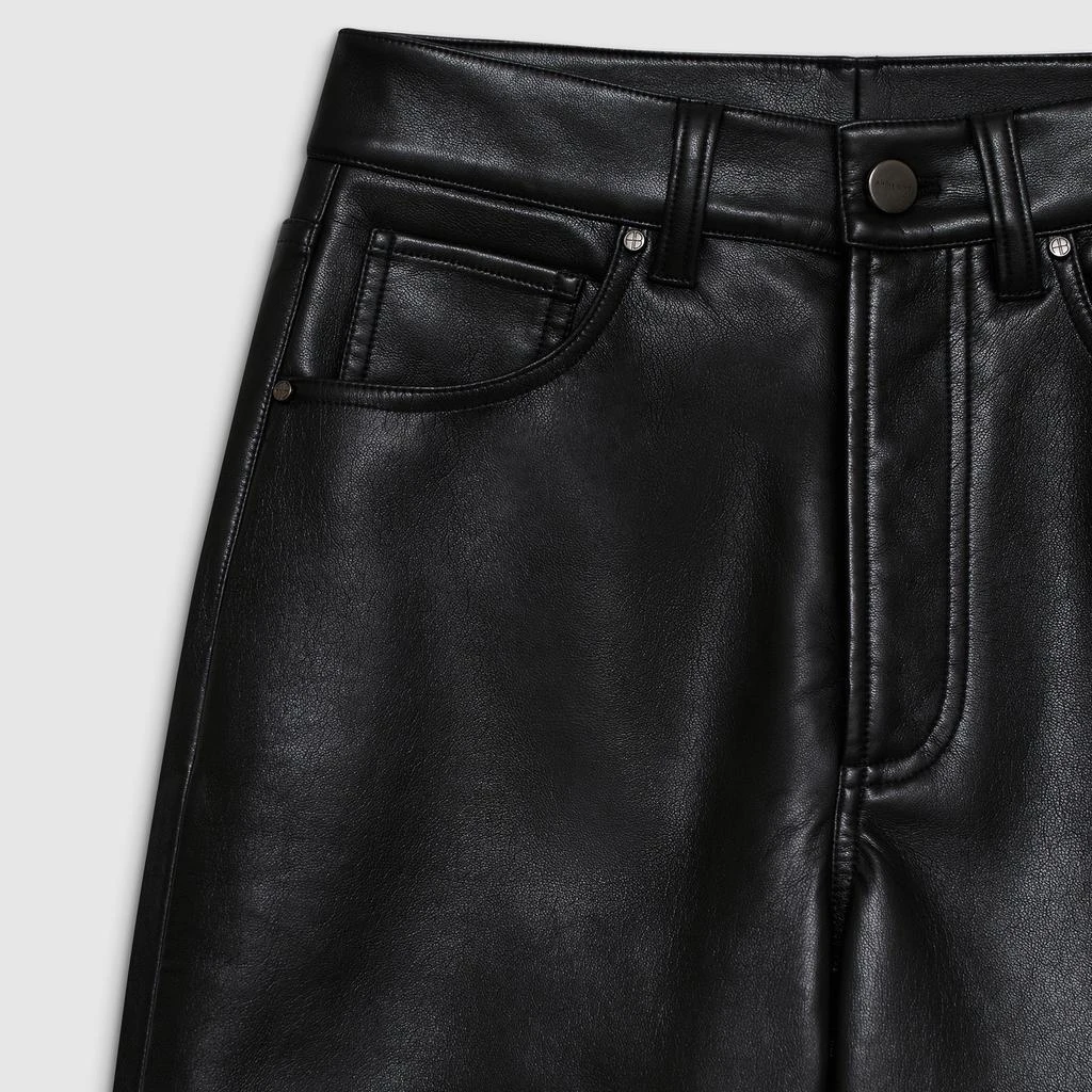ANINE BING Roy Faux Leather-Blend Pants 2