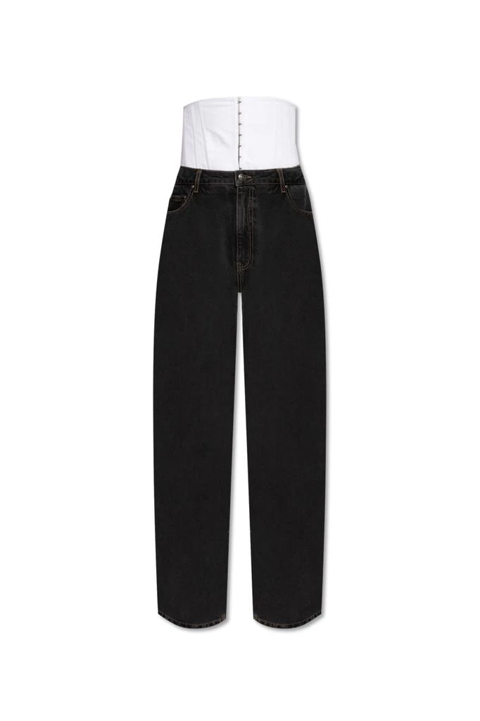 ROTATE Birger Christensen Jeans with a corset 1