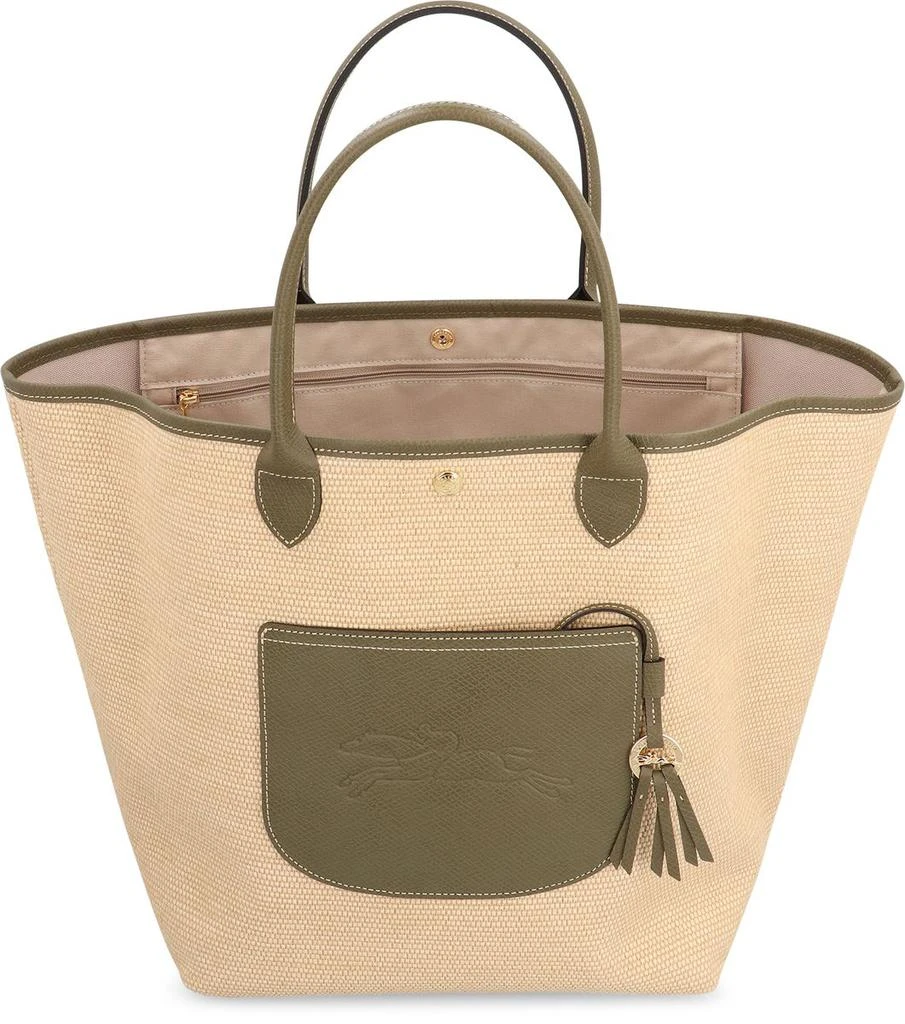 Longchamp Longchamp L Le Pliage Raffia Tote Bag 8