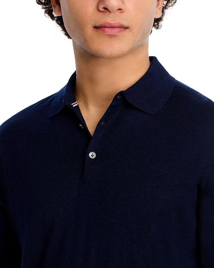 Jack Victor Redfern Merino Wool, Silk & Cashmere Polo Sweater 5
