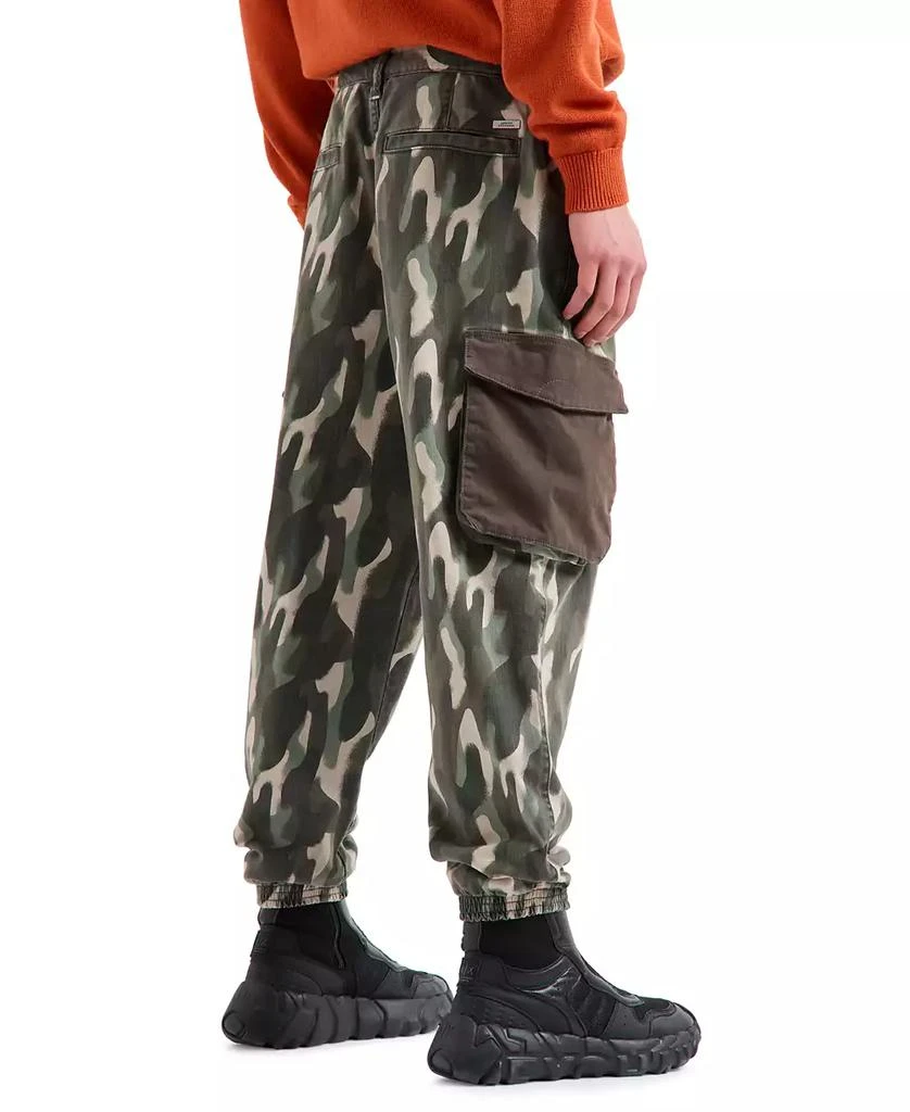 Armani Exchange Men's Men's Tapered Camo-Print Cargo Pants 2