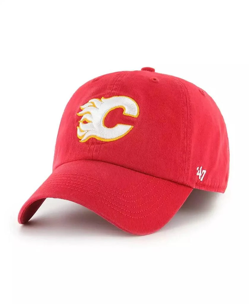 47 Brand Men's Red Calgary Flames Classic Franchise Fitted Hat 1