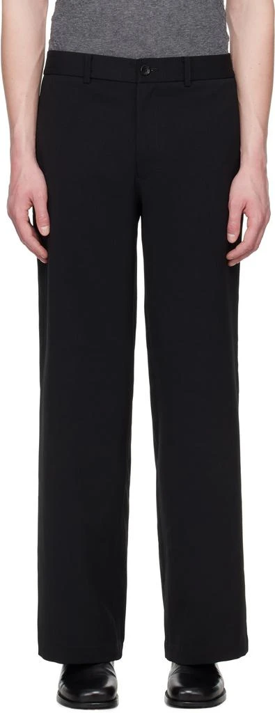 n.hoolywood Black Wide Trousers 1