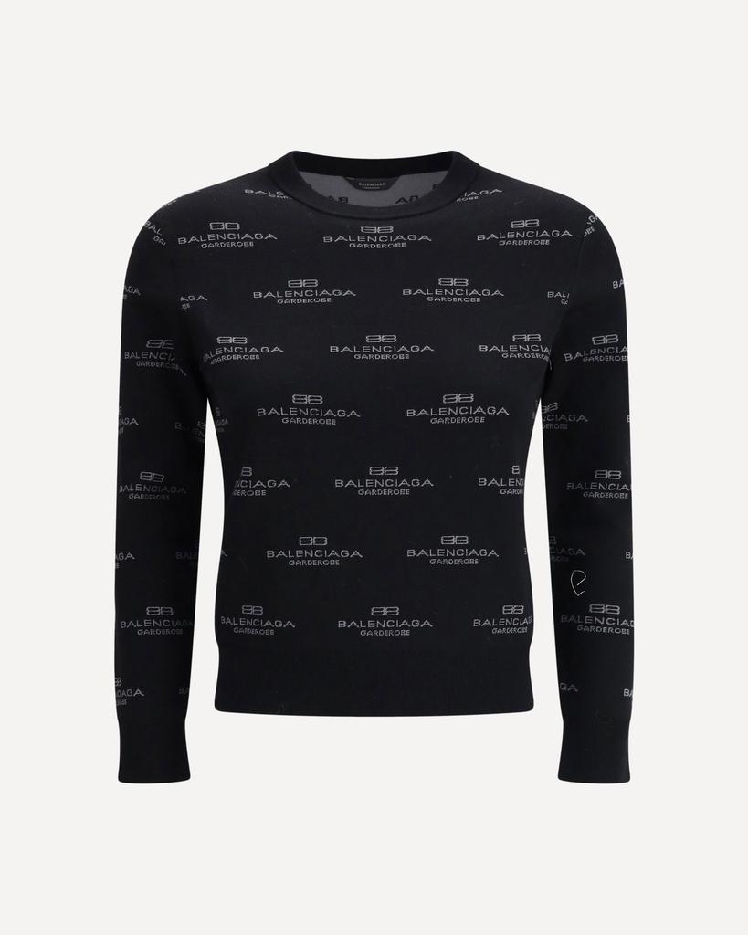Balenciaga All-over logo Sweater
