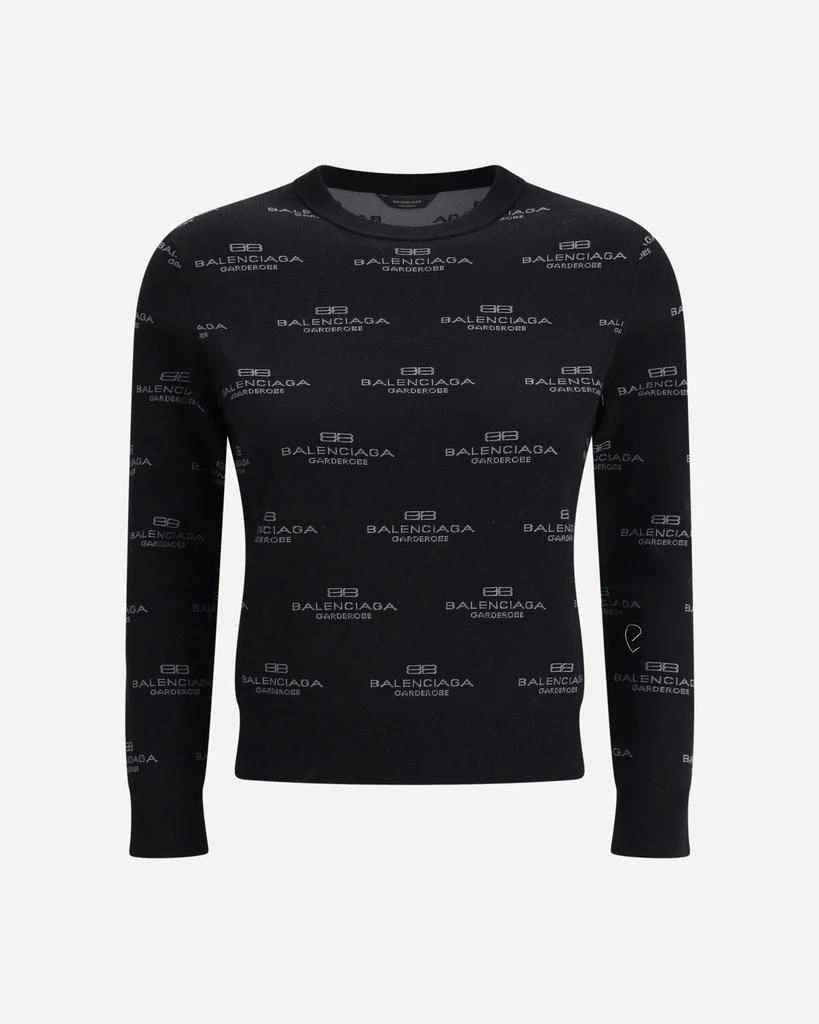 Balenciaga All-over logo Sweater 1