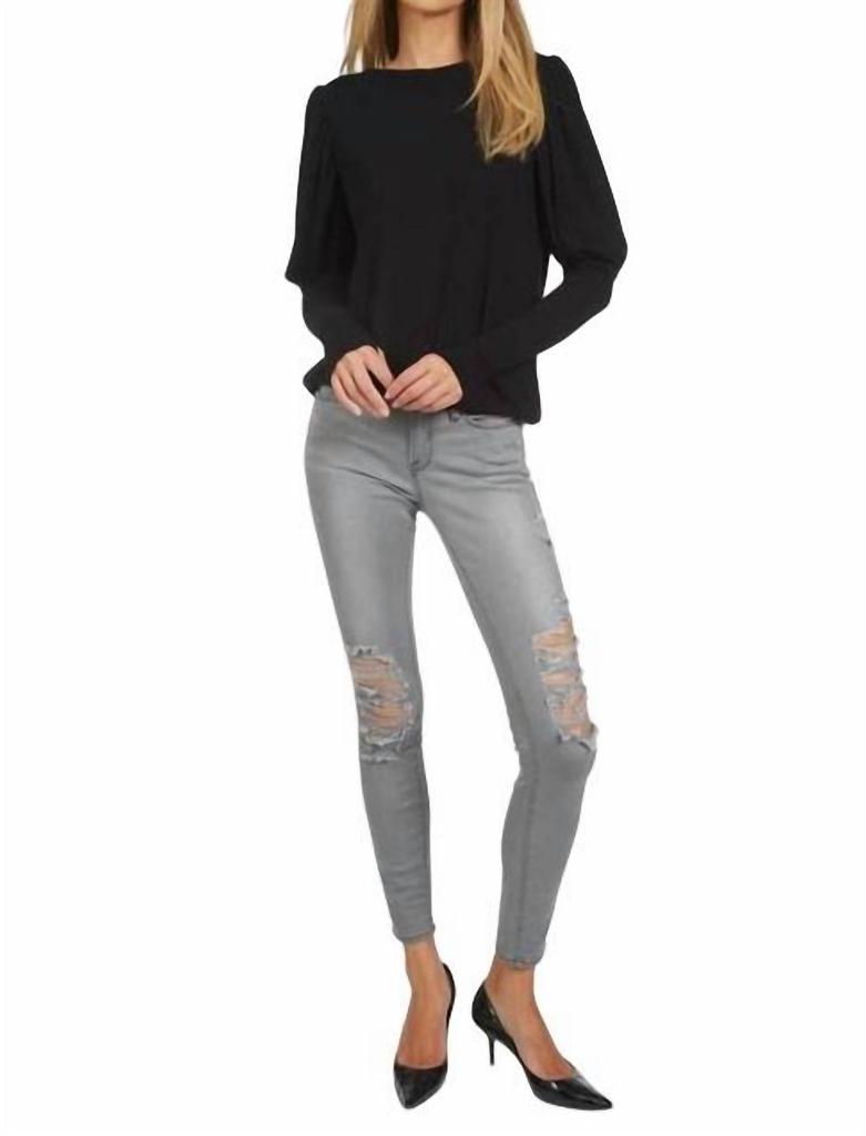 Michael Lauren Michael Lauren - OLAF PUFF SLEEVE SWEATER