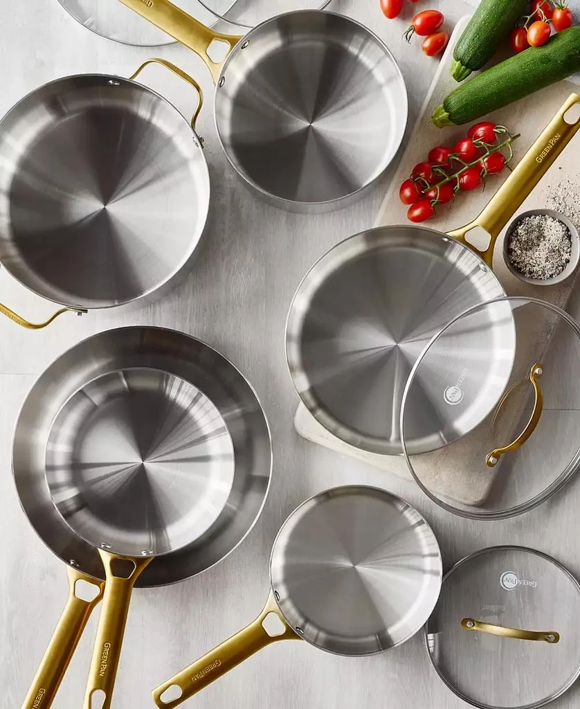 Greenpan Reserve Stainless Steel 10-Piece Cookware Set 6