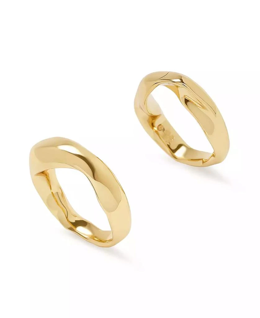 Robert Lee Morris Gold Sculpted Ring Set 3