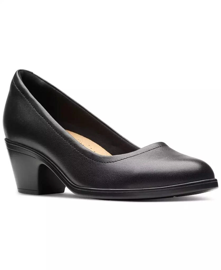 Clarks Women's Emily Ruby Block-Heel Comfort Pumps 1