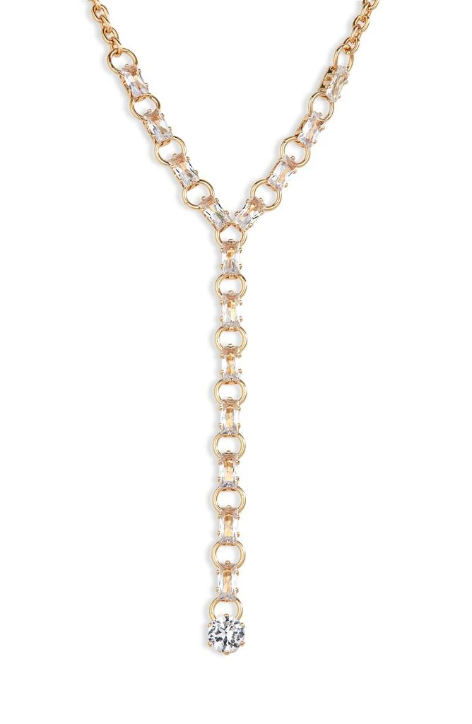 Nordstrom Crystal Accent Lariat Necklace 1