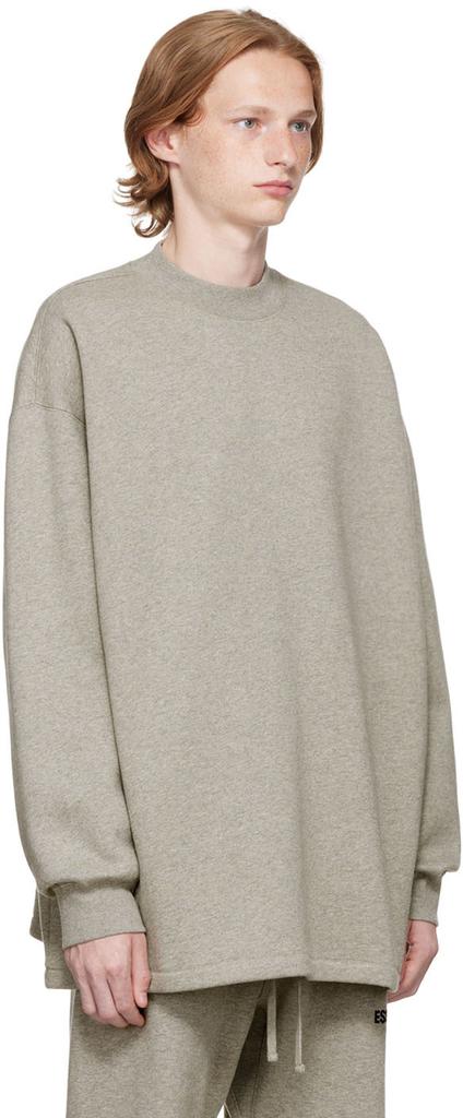 Essentials Gray Relaxed Sweatshirt