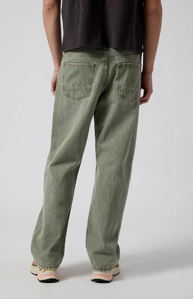 PacSun Dylan Baggy Jeans Overdyed Olive 4