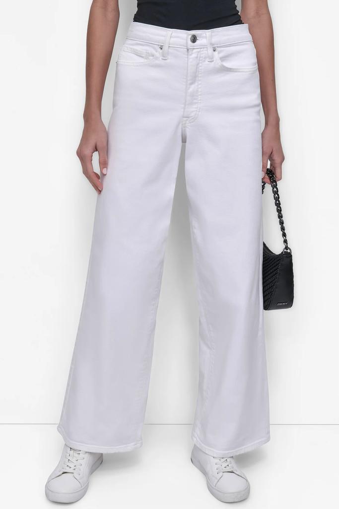 DKNY HIGH-RISE WIDE-LEG JEAN