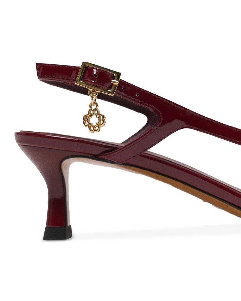 Maje Women's Patent Leather Slingback Pumps 6