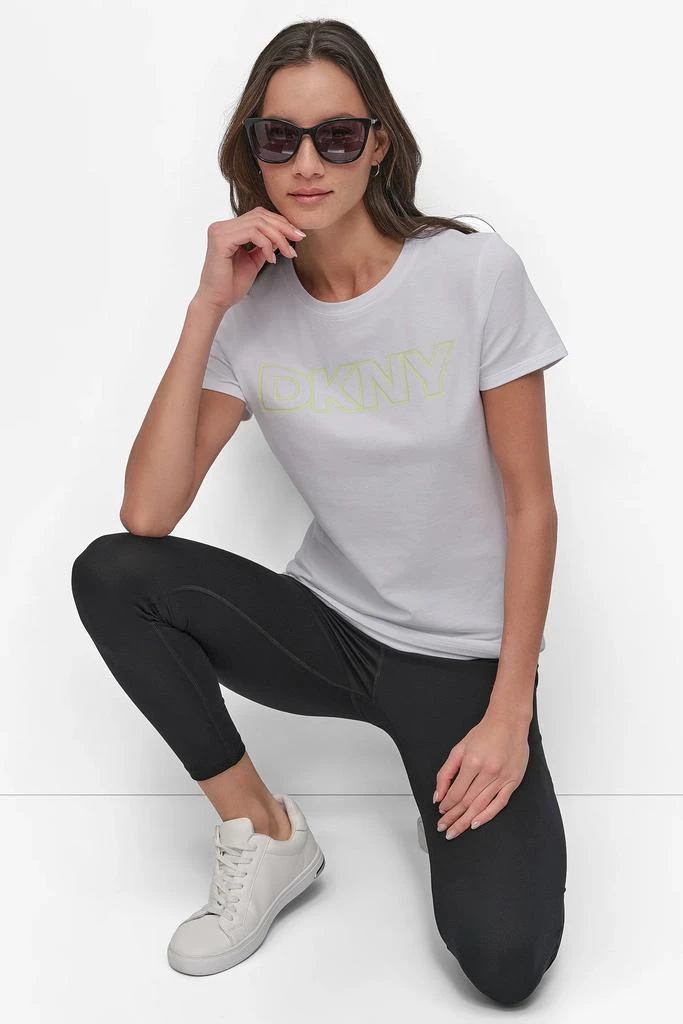 DKNY OMBRÉ LOGO PERFORMANCE TEE 4