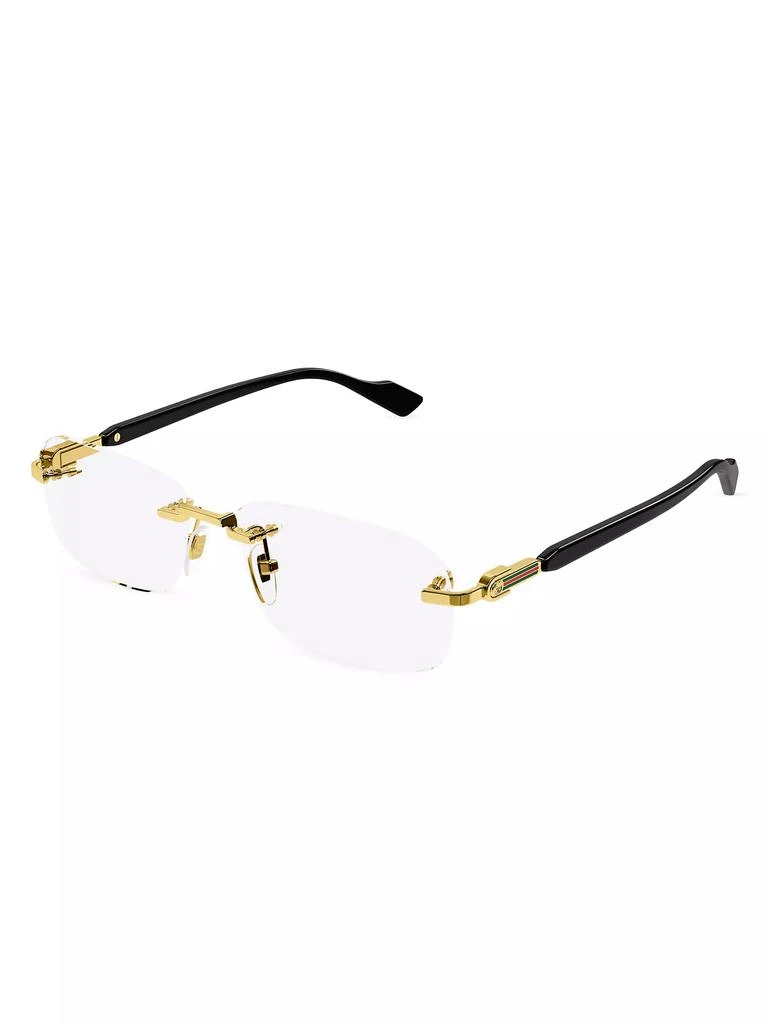 Gucci 125th Street 55MM Rimless Optical Glasses 3