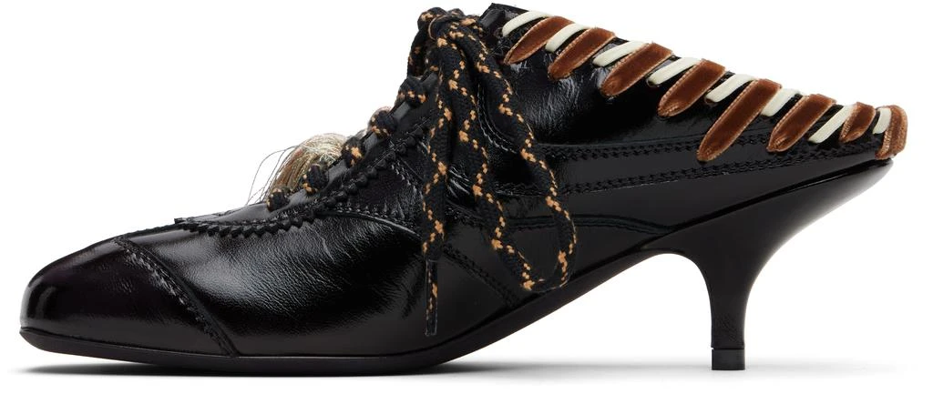 Dries Van Noten Brown Heeled Sneaker Mules 3