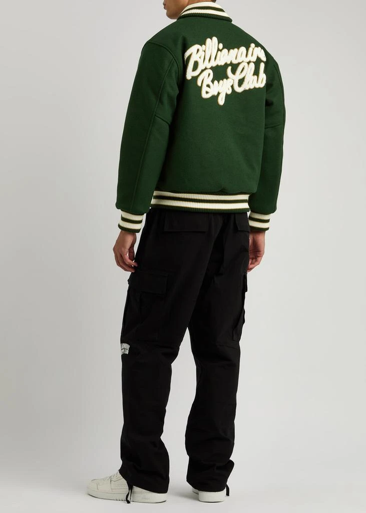 Billionaire Boys Club Logo-appliquéd padded felt varsity jacket 4