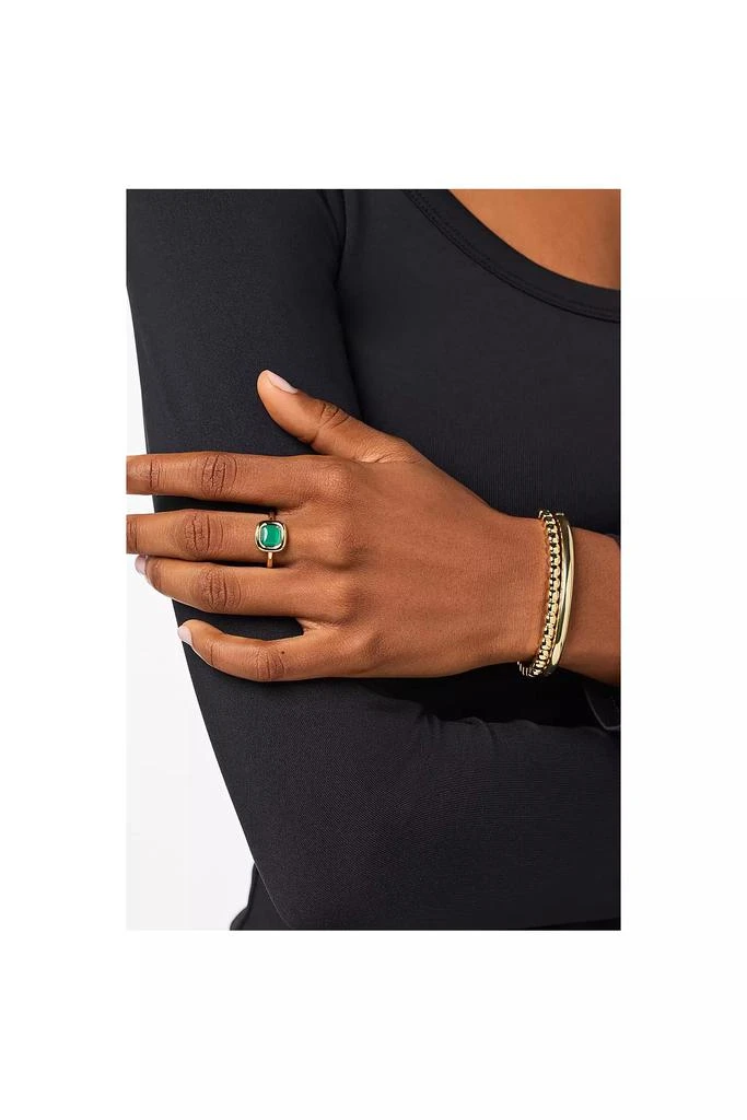 Ana Luisa Ana Luisa Clara Green Onyx Statement Ring 3