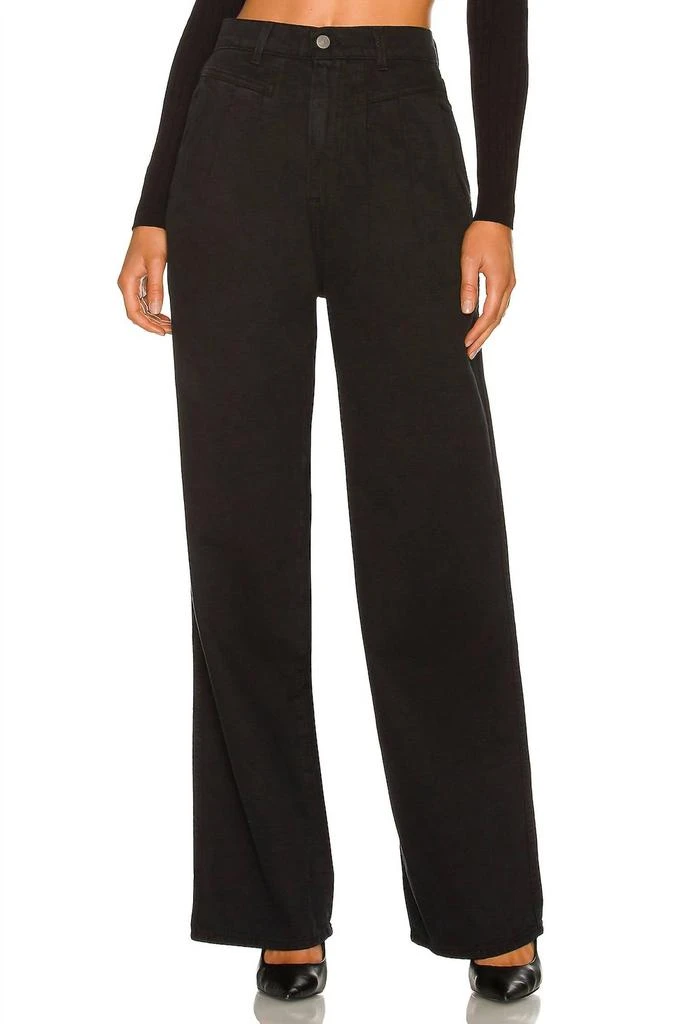 GRLFRND Grlfrnd - MORGAN PLEATED LOW RISE JEAN 1