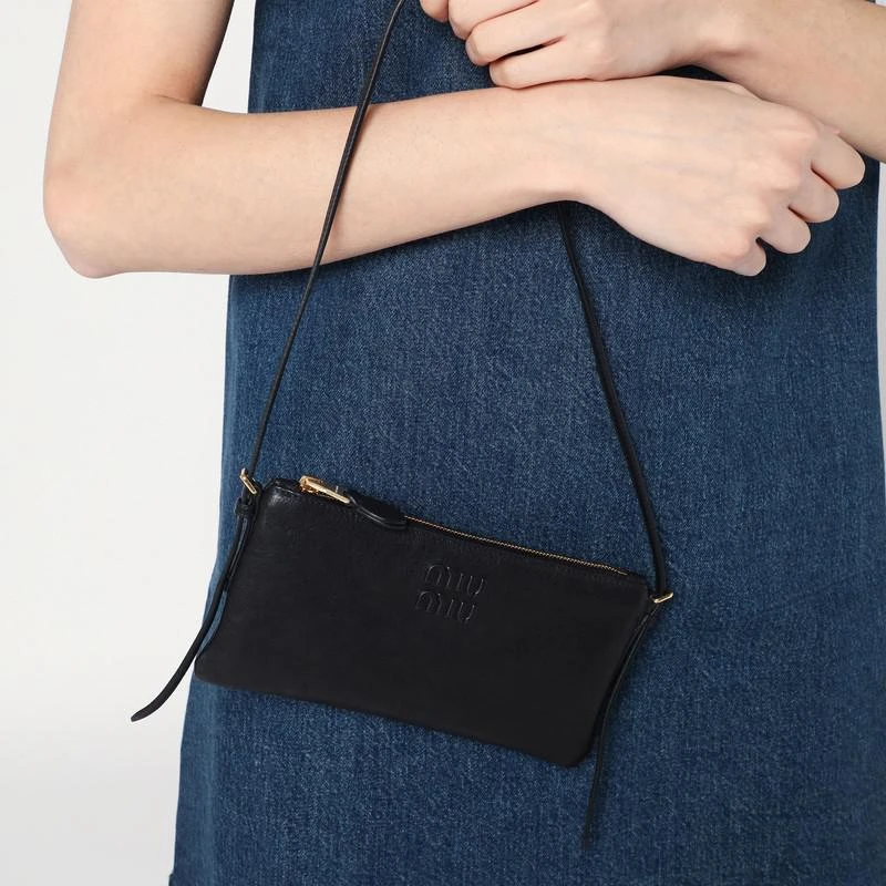 Miu Miu Mini pouch black in nappa 2