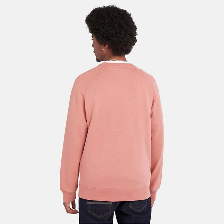 Timberland Modern Wash Logo Sweatshirt for Men in Red 5