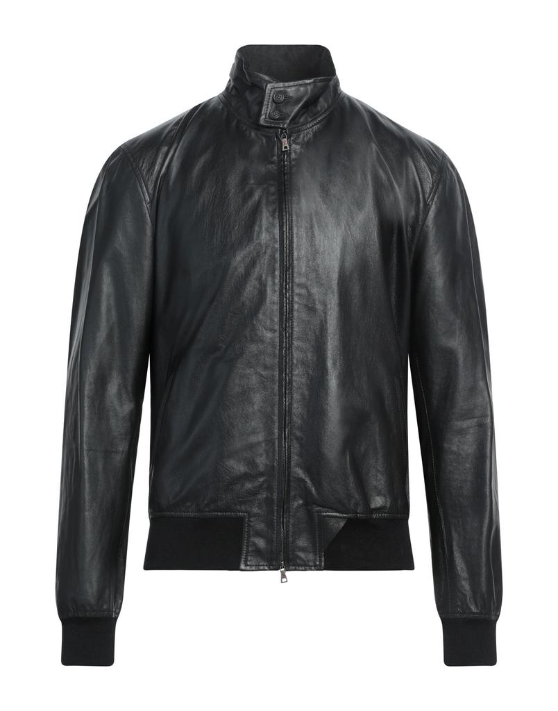 限定最終セール　Salvatore Ferragamo 黒レザージャケット Shop Bomber on Sale at BeyondStyle – Get 40% Off Bomber with