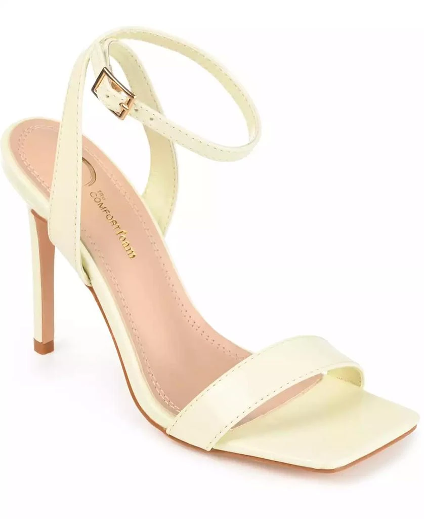 Journee Collection Women's Dorian Stiletto Square Toe Sandals 1