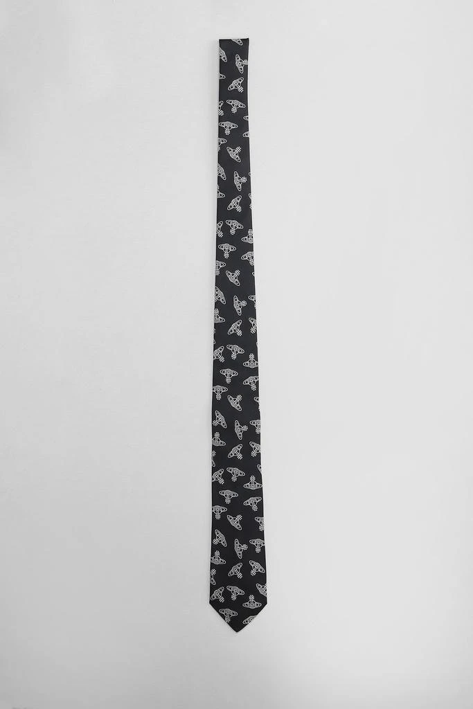Vivienne Westwood Tie Cm 7 Tie In Black Silk 1