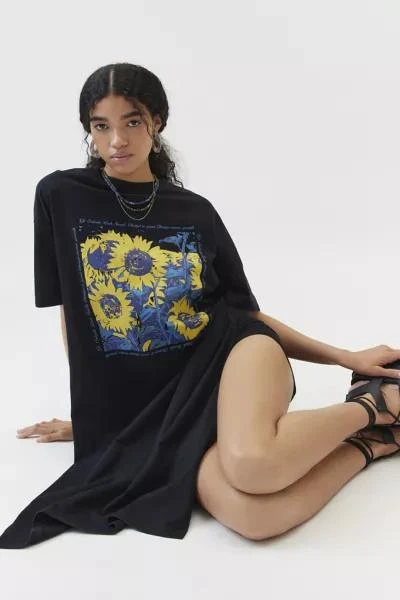 Urban Outfitters Sunflower Tunic T-Shirt Dress 1