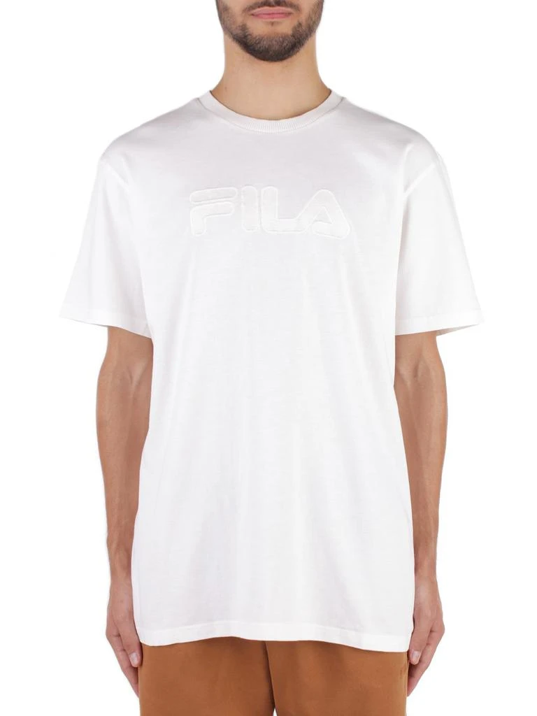 Fila Fila Logo Embroidered Crewneck T-Shirt 1