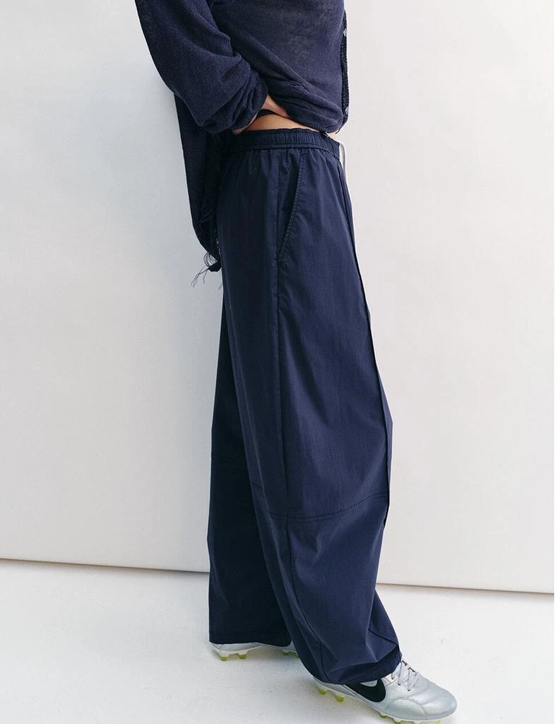 Pixie Market Navy Barrel Parachute Pants -PREORDER 7