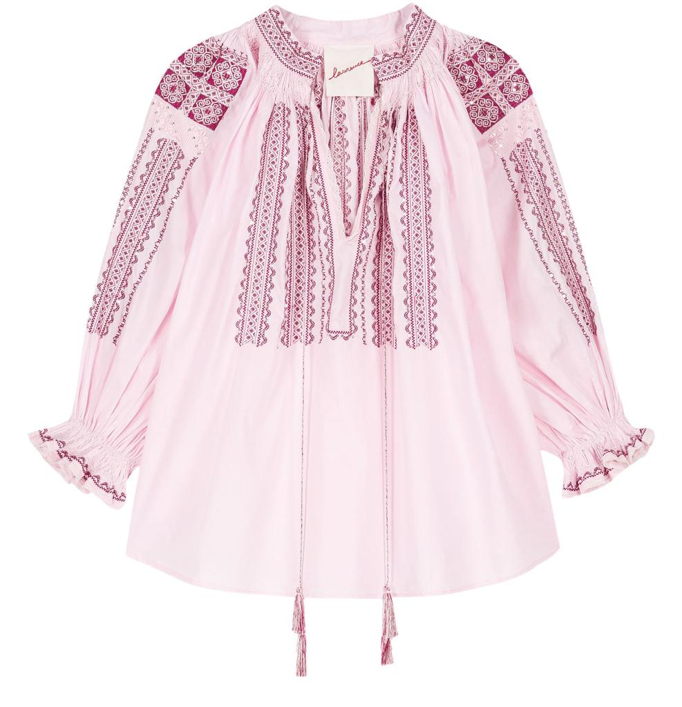 LAURENCE BRAS Shahi embroidered blouse