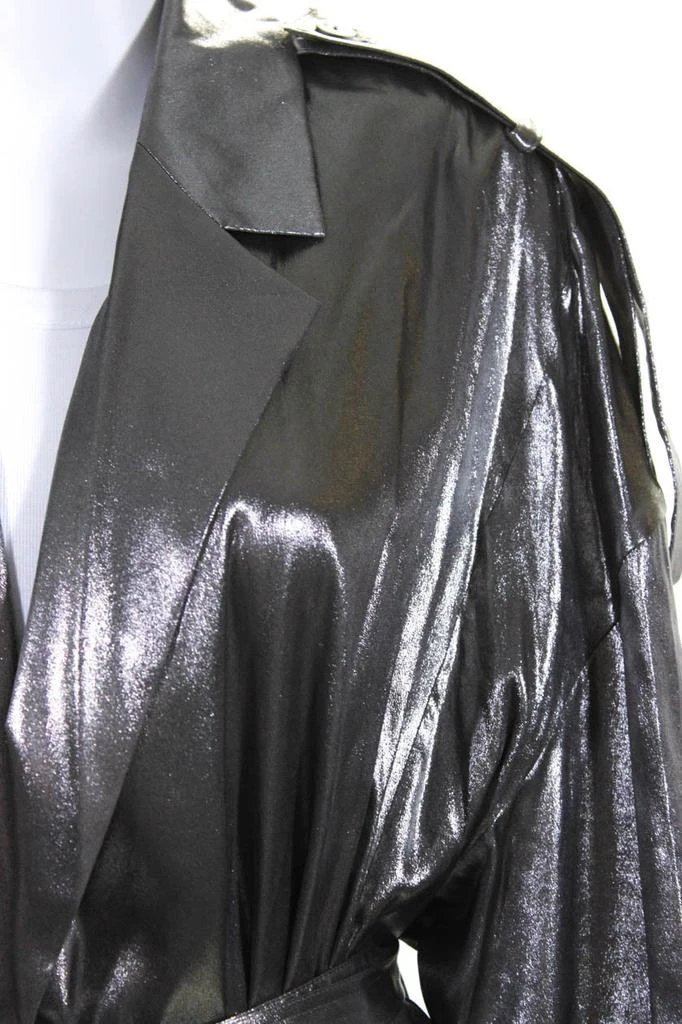 LAPOINTE Lapointe Silver Trench Coat 2