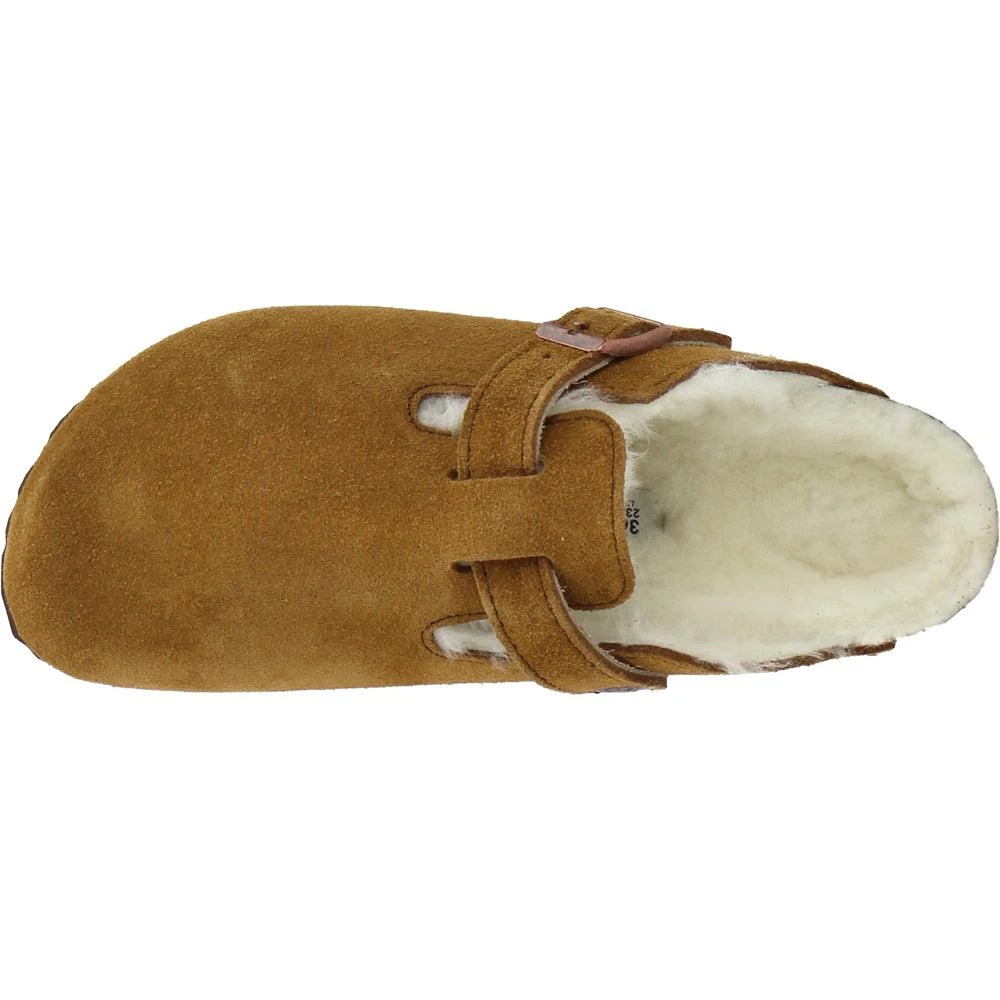 BIRKENSTOCK Boston Suede Shearling Clogs 4