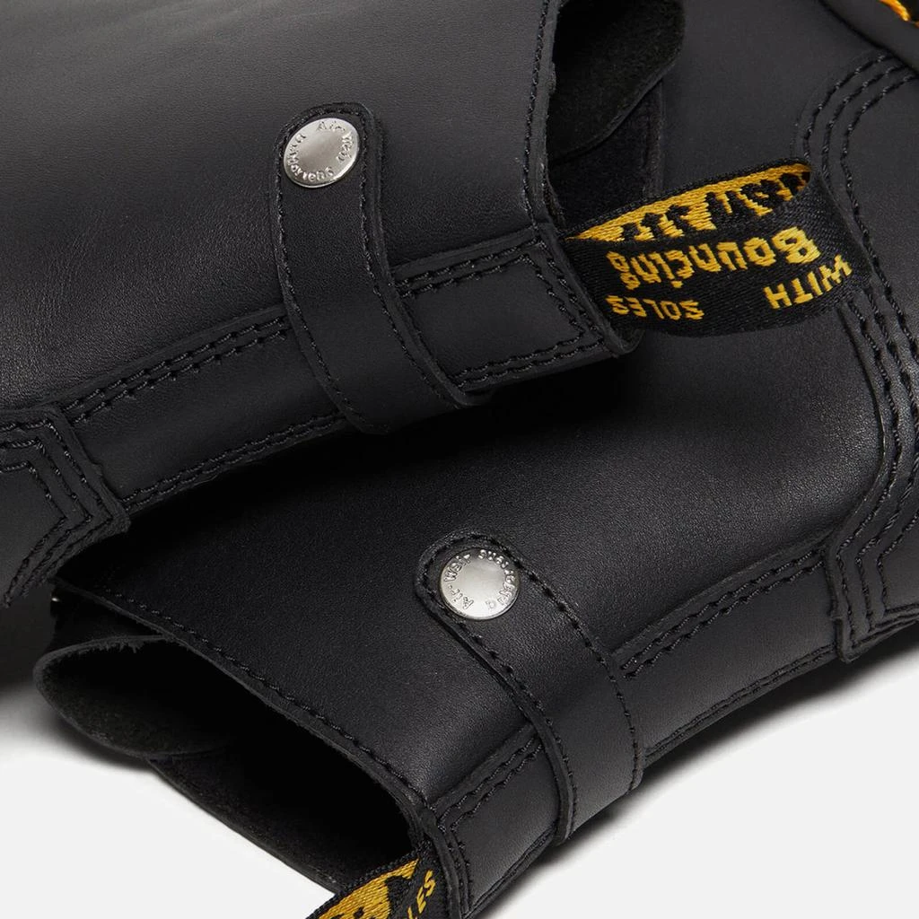 Dr. Martens Dr. Martens Jetta Zip Front Leather Boots 4
