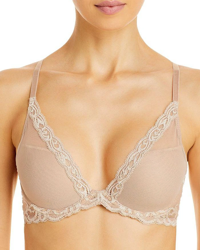 Natori Feathers Contour Plunge Bra 1