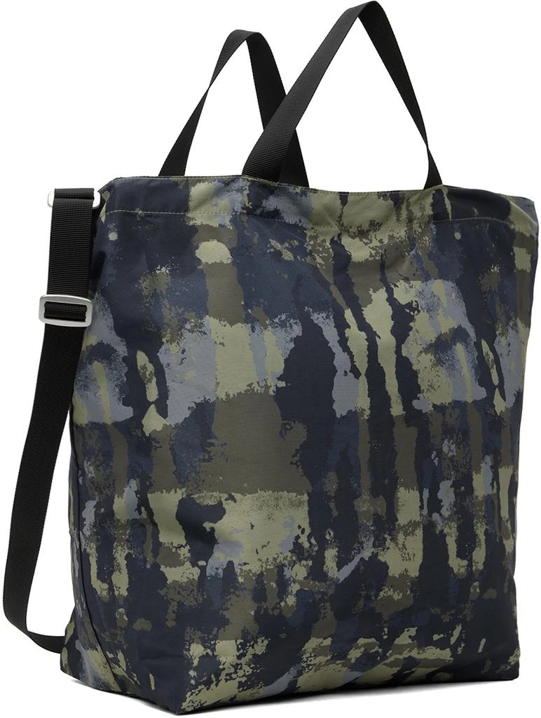 Norse Projects Khaki & Navy Print Technical Tote 2