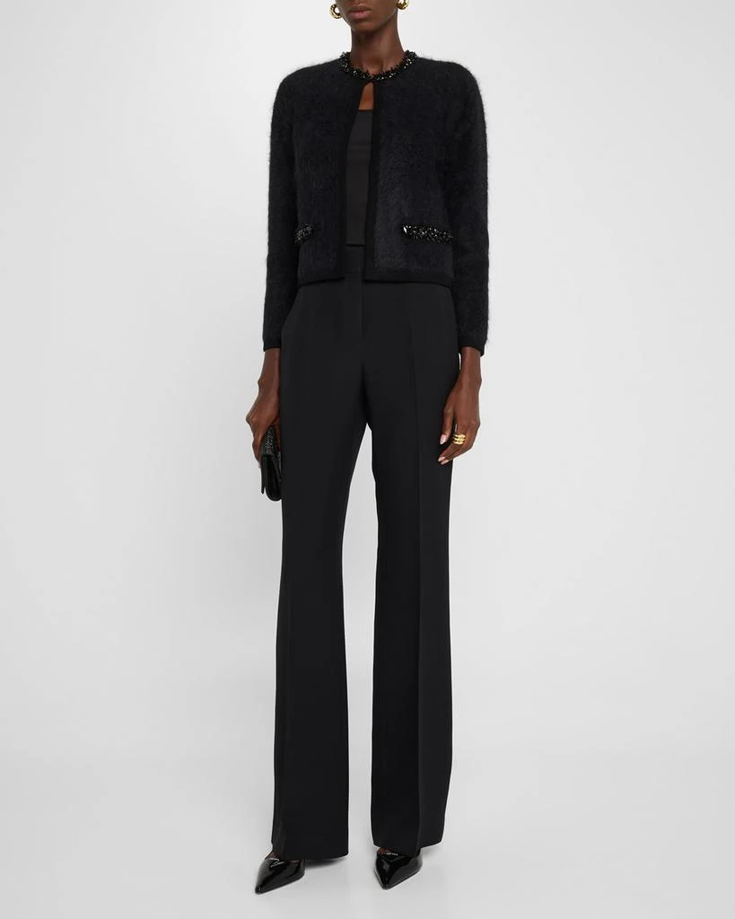 Kobi Halperin Madeline Fuzzy Bead-Trim Sweater 2